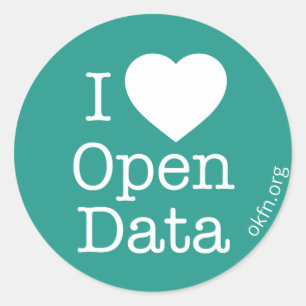Pegatinas de Heart Open Data