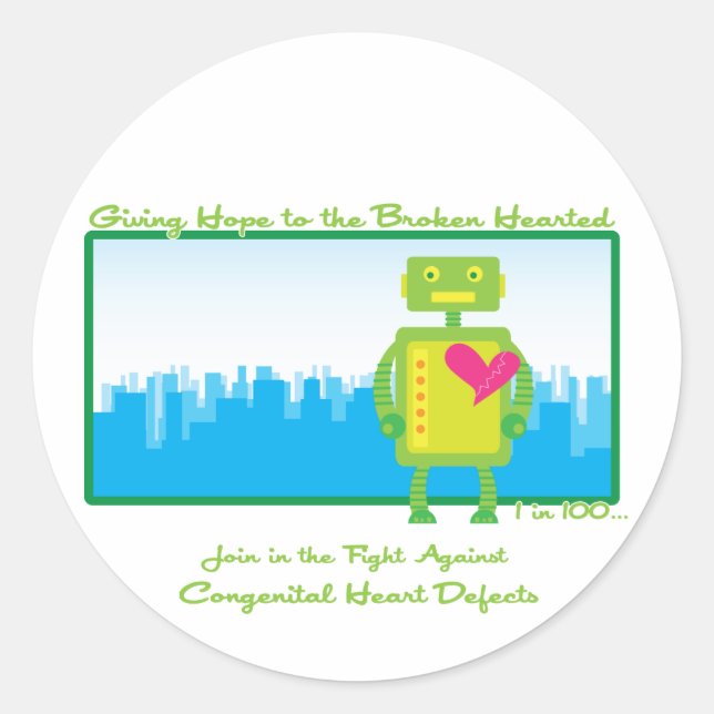 Pegatinas de HeartBot (Anverso)