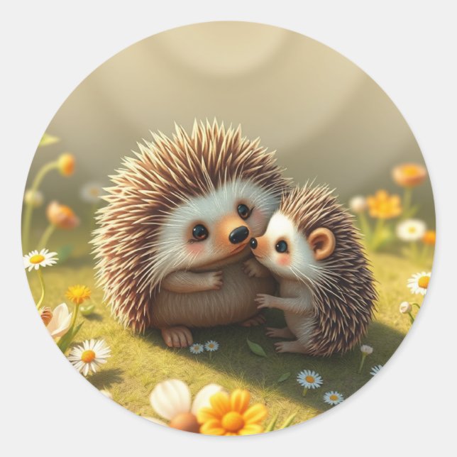 Pegatinas de Hedgehog (Anverso)