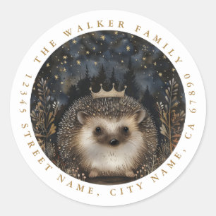 Pegatinas de Hedgehog Round