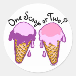 Pegatinas de helado cream cone