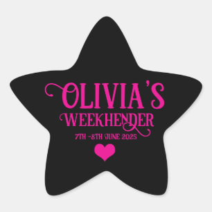 Pegatinas de Hen Do personalizados de moda   Bride