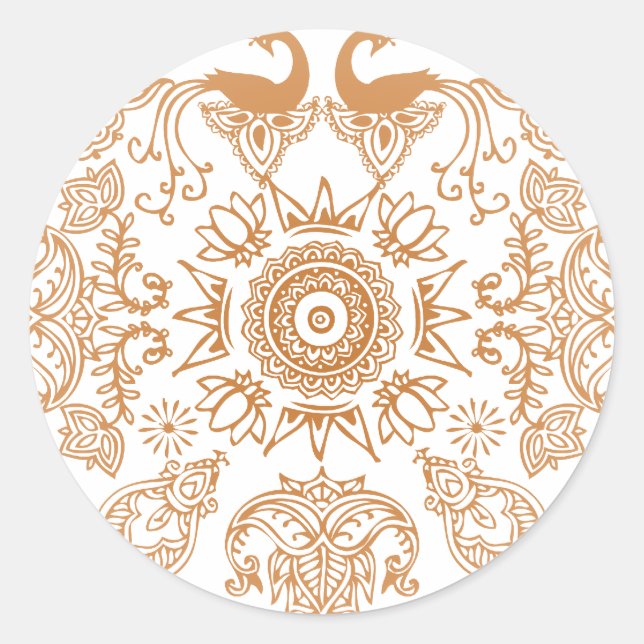 Pegatinas de Henna Rock (Anverso)