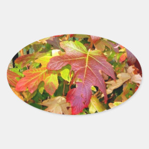 pegatinas de 'hojas de otoño'
