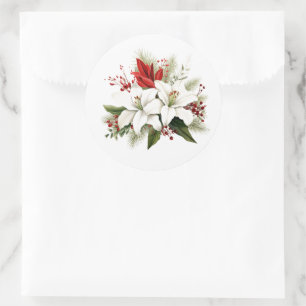 Pegatinas de Holiday Lilies