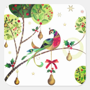 Pegatinas de Holiday Partridge