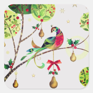 Pegatinas de Holiday Partridge