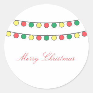 Pegatinas de Holiday String de Lights