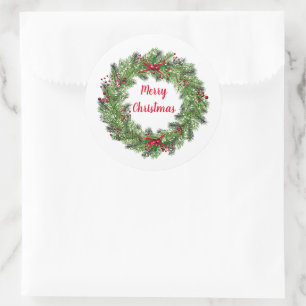 Pegatinas de Holiday Wreath