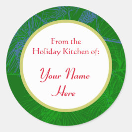 Pegatinas de hormigón de vacaciones del Personaliz