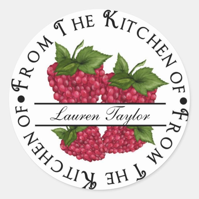 Pegatinas de hornear cocinas personalizadas - Fram (Anverso)