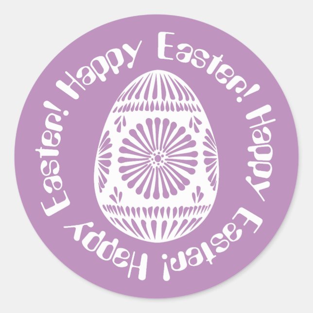Pegatinas de Huevo de Pascua (Anverso)