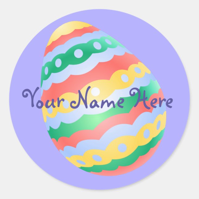 Pegatinas de Huevo de Pascua Pegatinas clásicos de (Anverso)