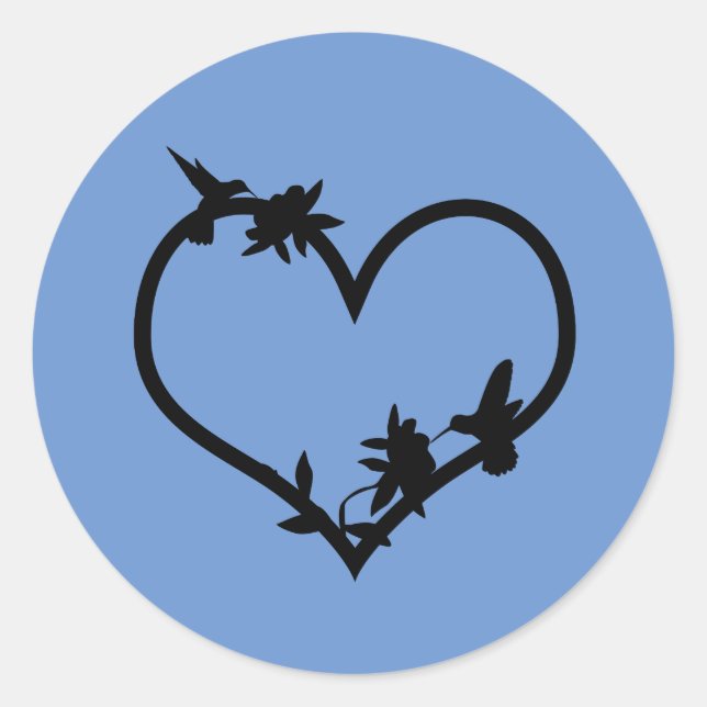 Pegatinas de Hummingbird Heart (Anverso)