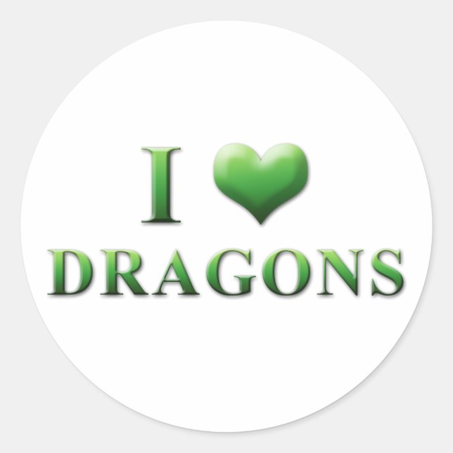 Pegatinas de I Heart Dragons 003 (Anverso)