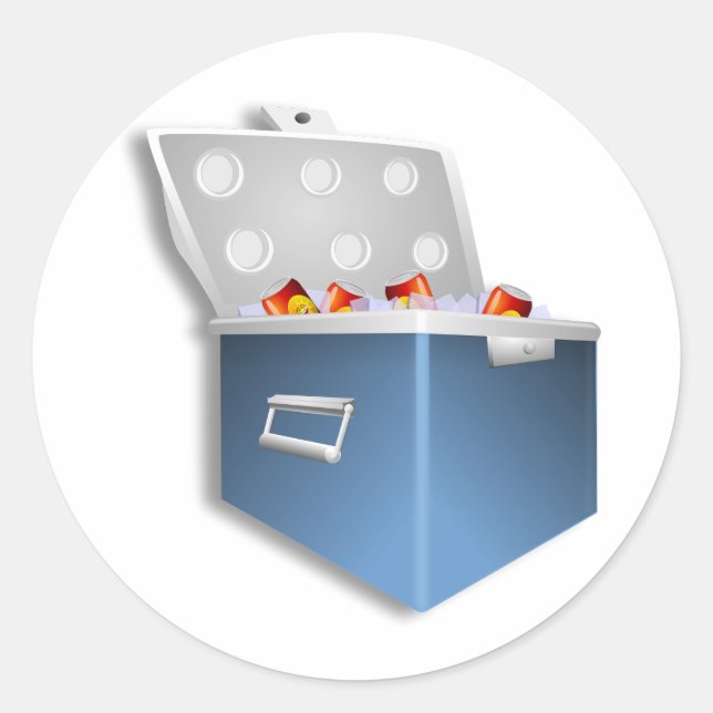 Pegatinas de Ice Cooler (Anverso)