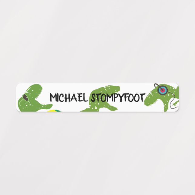 Pegatinas de identificación divertida del verano d (Diseño 4)