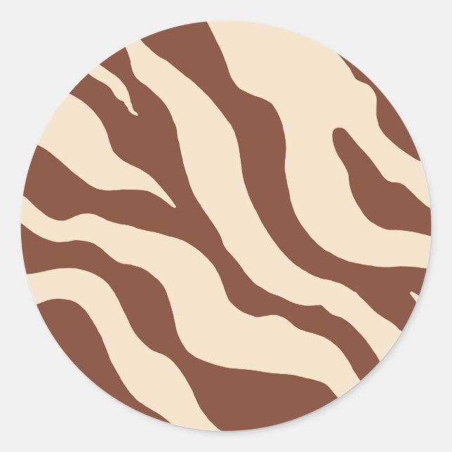 Pegatinas de impresión de cebra (Anverso)