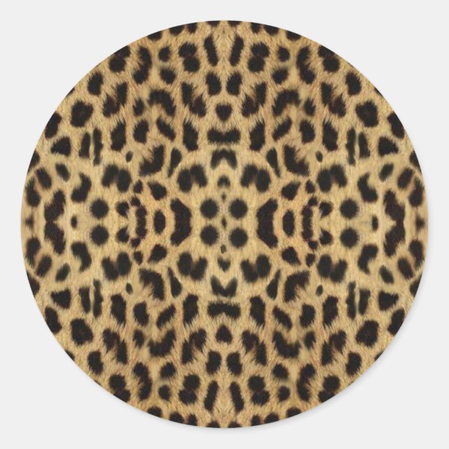 Pegatinas de impresión de leopardo (Anverso)