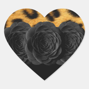 Pegatinas de impresión de leopardo