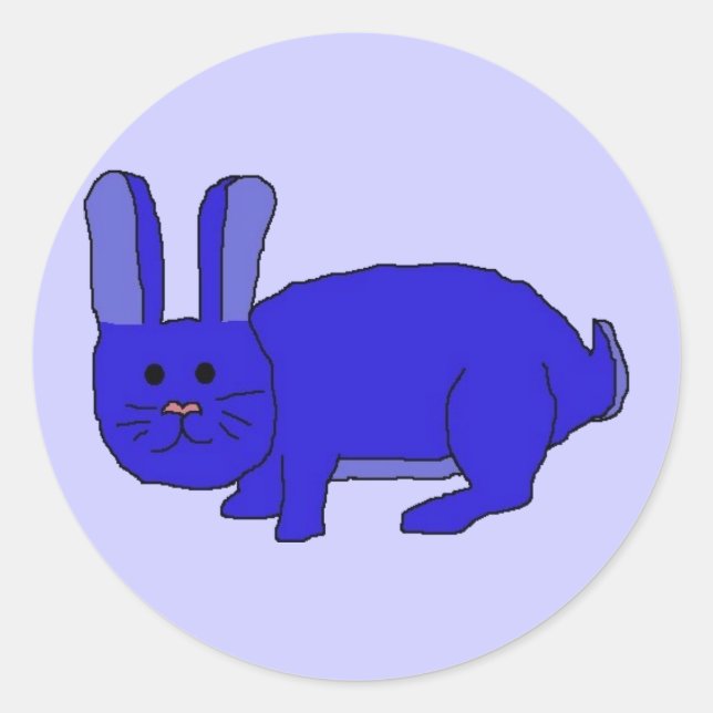 Pegatinas de Indigo Bunny (Anverso)