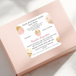 Pegatinas de Ingredientes de la Ley de Alimentos d