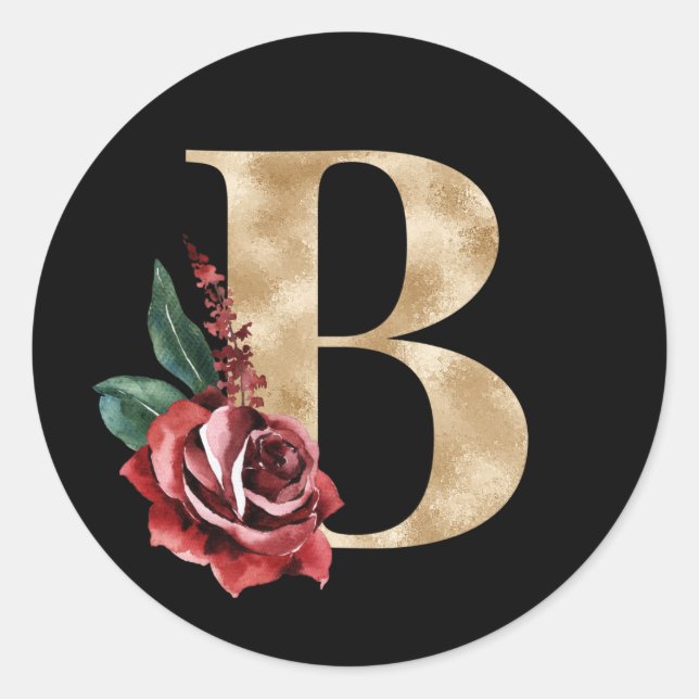 Pegatinas de iniciales de vacaciones de invierno l (Anverso)