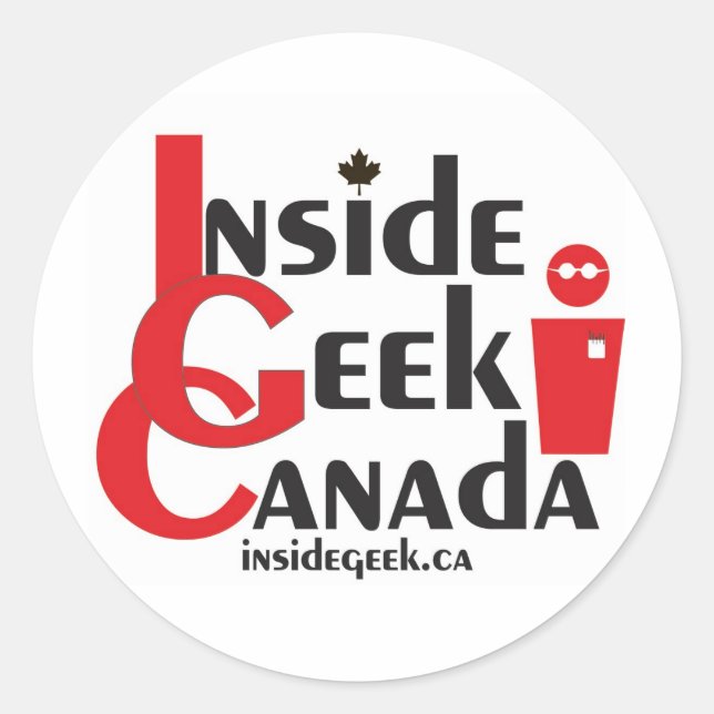 Pegatinas de Inside Geek Canada (Anverso)
