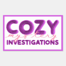 Pegatinas de investigación de misterio acogedor