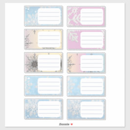 Pegatinas de invierno Navidades rechazan planner d