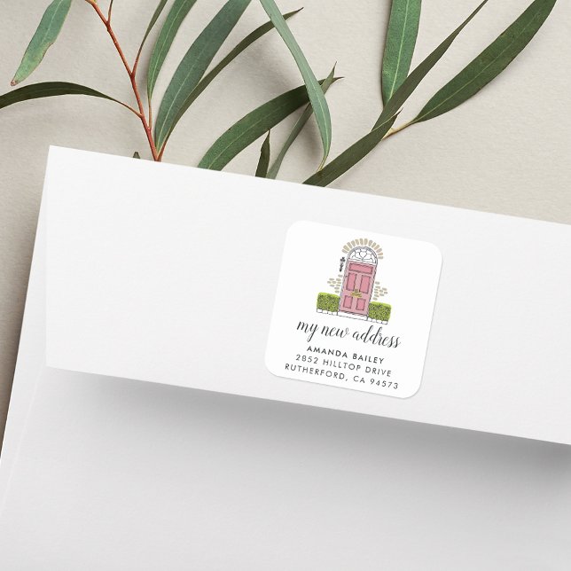 Pegatinas de Invitación móvil de puerta rosa (Subido por el creador)