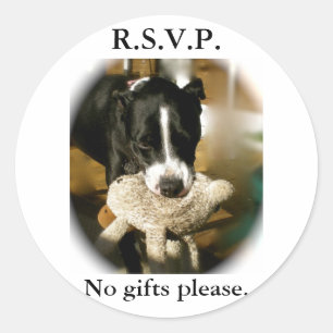 Pegatinas de invitación RSVP