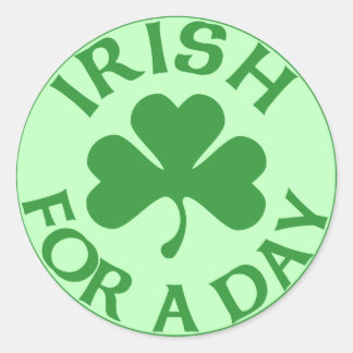 Pegatinas De Irlandés Por Un Día