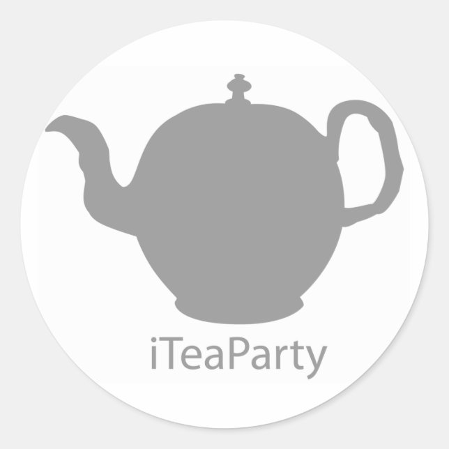 pegatinas de iTeaParty (Anverso)