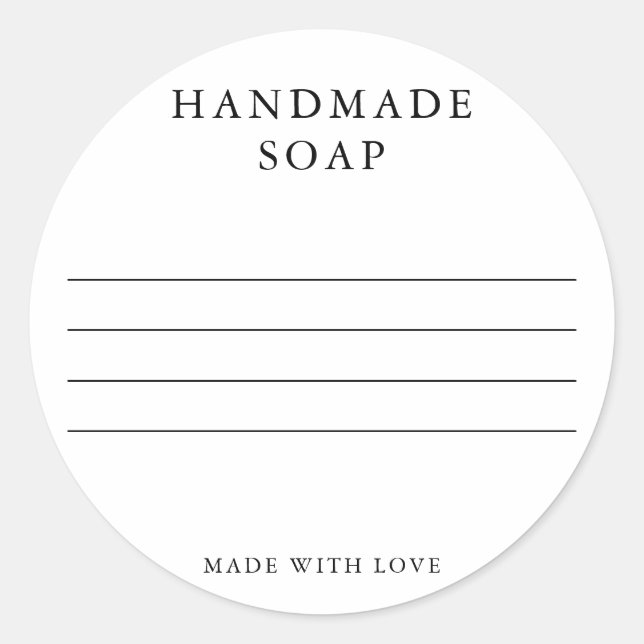 Pegatinas de jabón (Anverso)