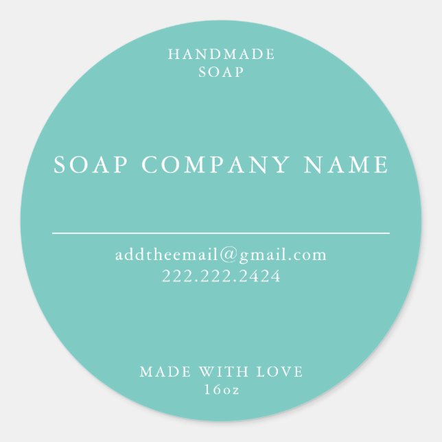 Pegatinas de jabón (Anverso)