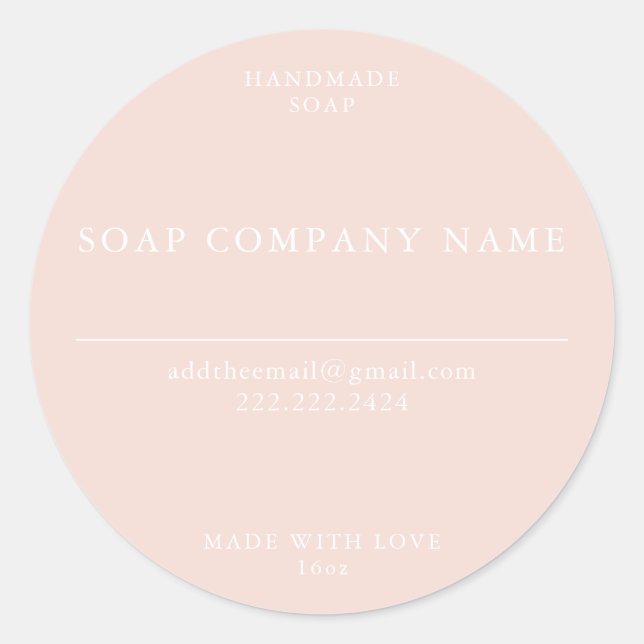 Pegatinas de jabón (Anverso)