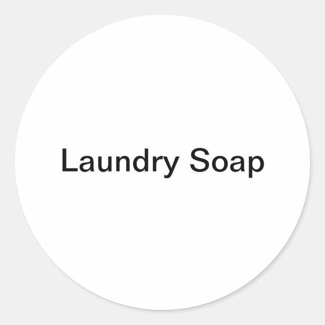 Pegatinas de jabón de lavado (Anverso)