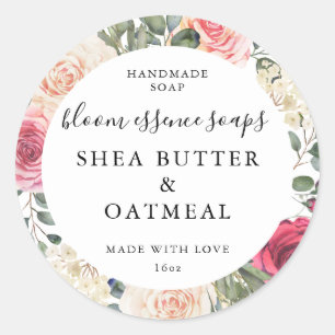 Pegatinas de jabón personalizables