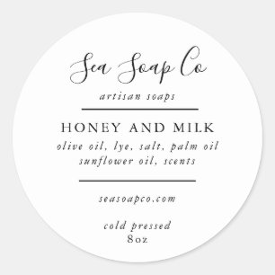 Pegatinas de jabón personalizables