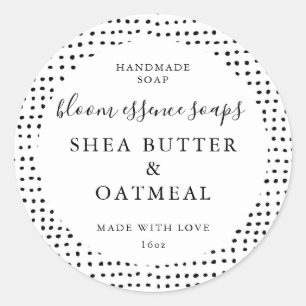 Pegatinas de jabón personalizables