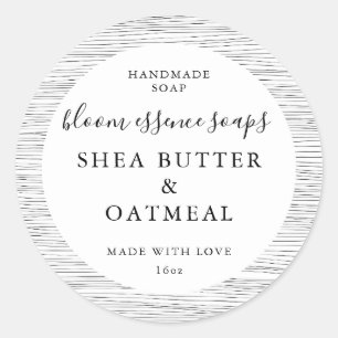 Pegatinas de jabón personalizables