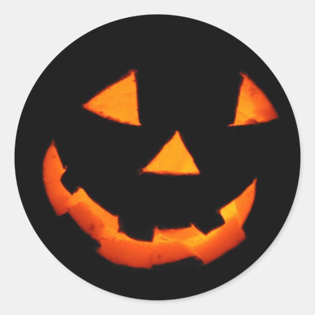 Pegatinas de Jack-o'-Lantern (Anverso)