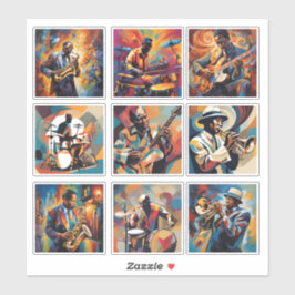 Pegatinas de Jazz de 9