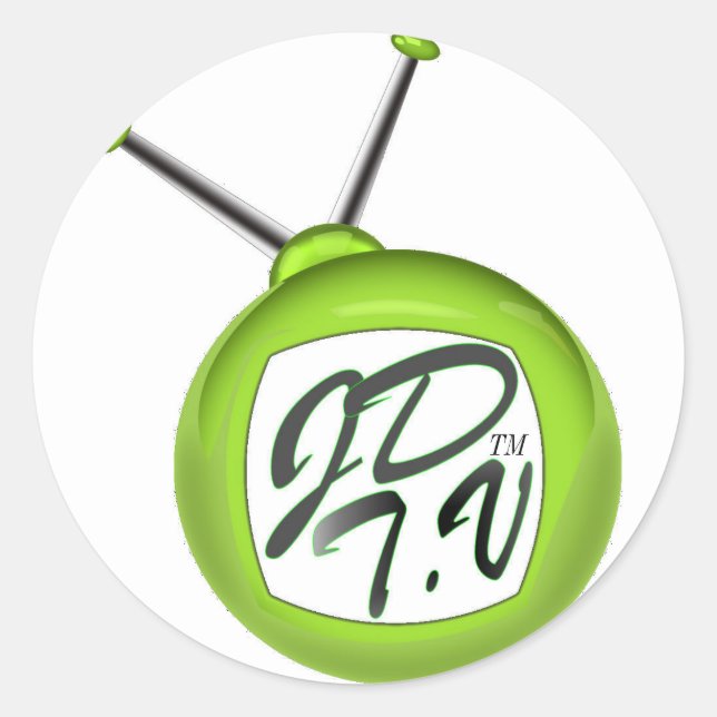 Pegatinas de JDs TV (Anverso)