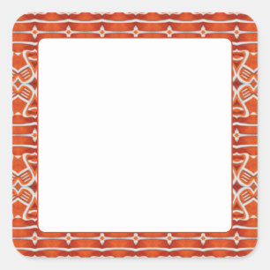 PEGATINAS DE JENGIBRE 1,5" CUADRADAS MATE