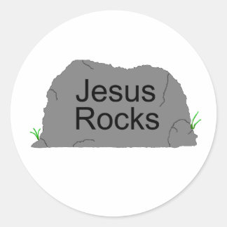 Pegatinas de Jesus Rocks