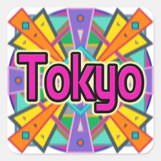 Pegatinas de Joy Design "Tokyo" (Anverso)