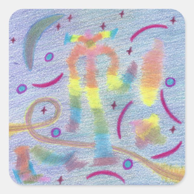 Pegatinas de Jubilant Nights Under the Moon (Anverso)