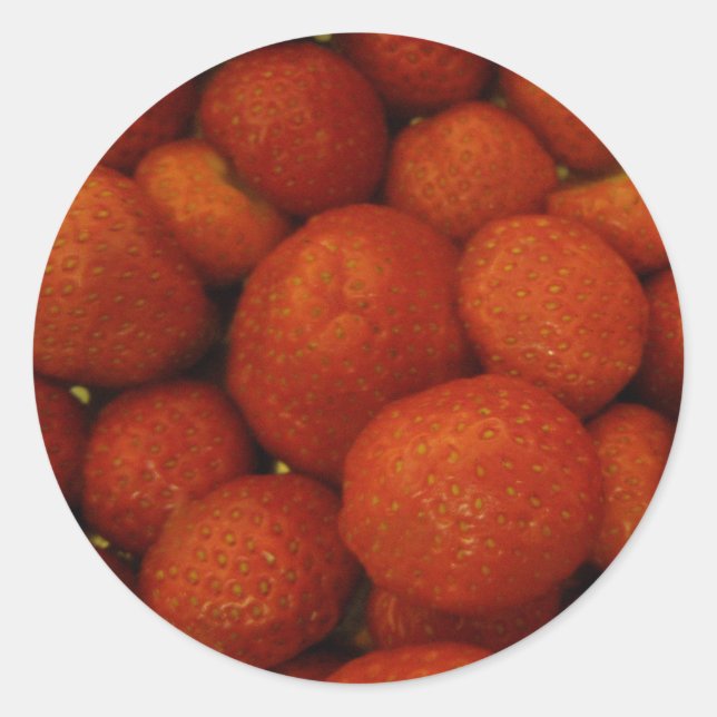 Pegatinas de Juicy Strawberries (Anverso)